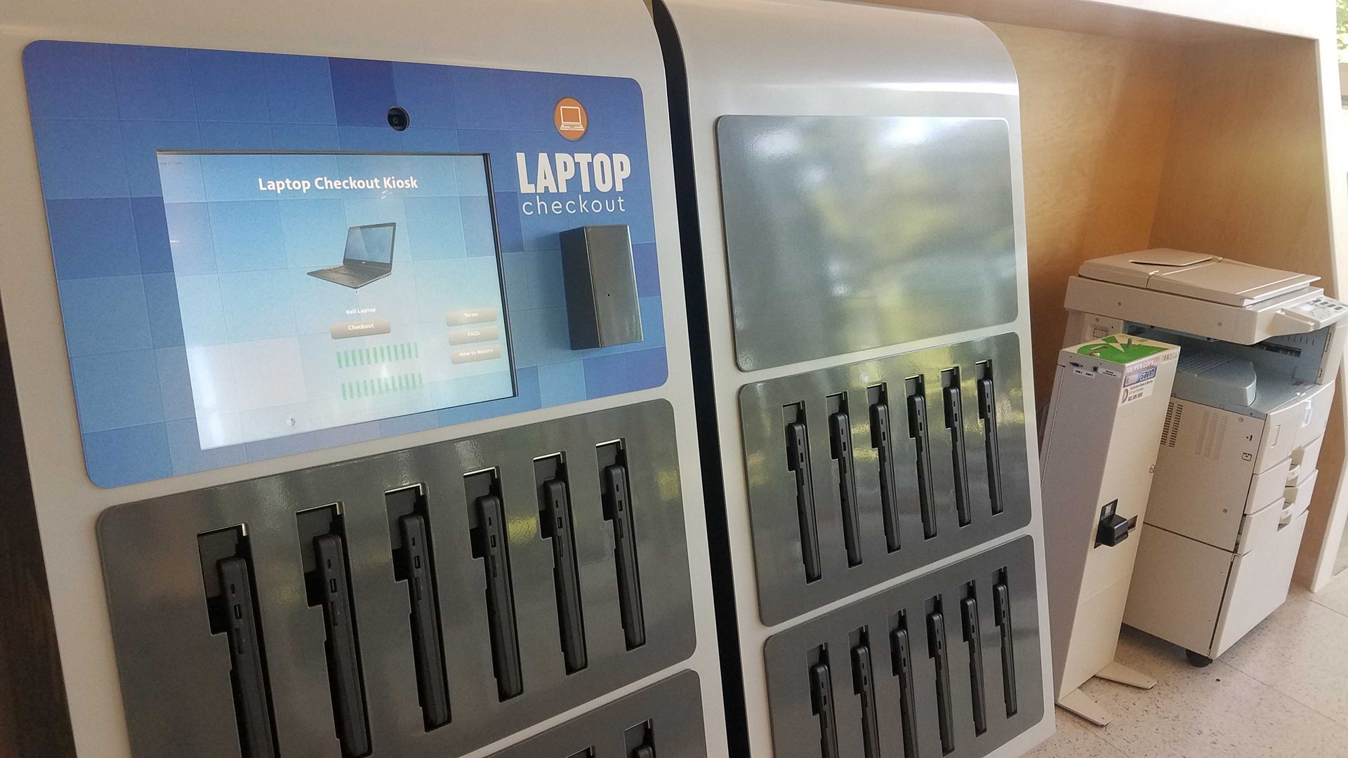 Sewing Machine Ramp Louisville's new library has a green screen, slide and more than ...
