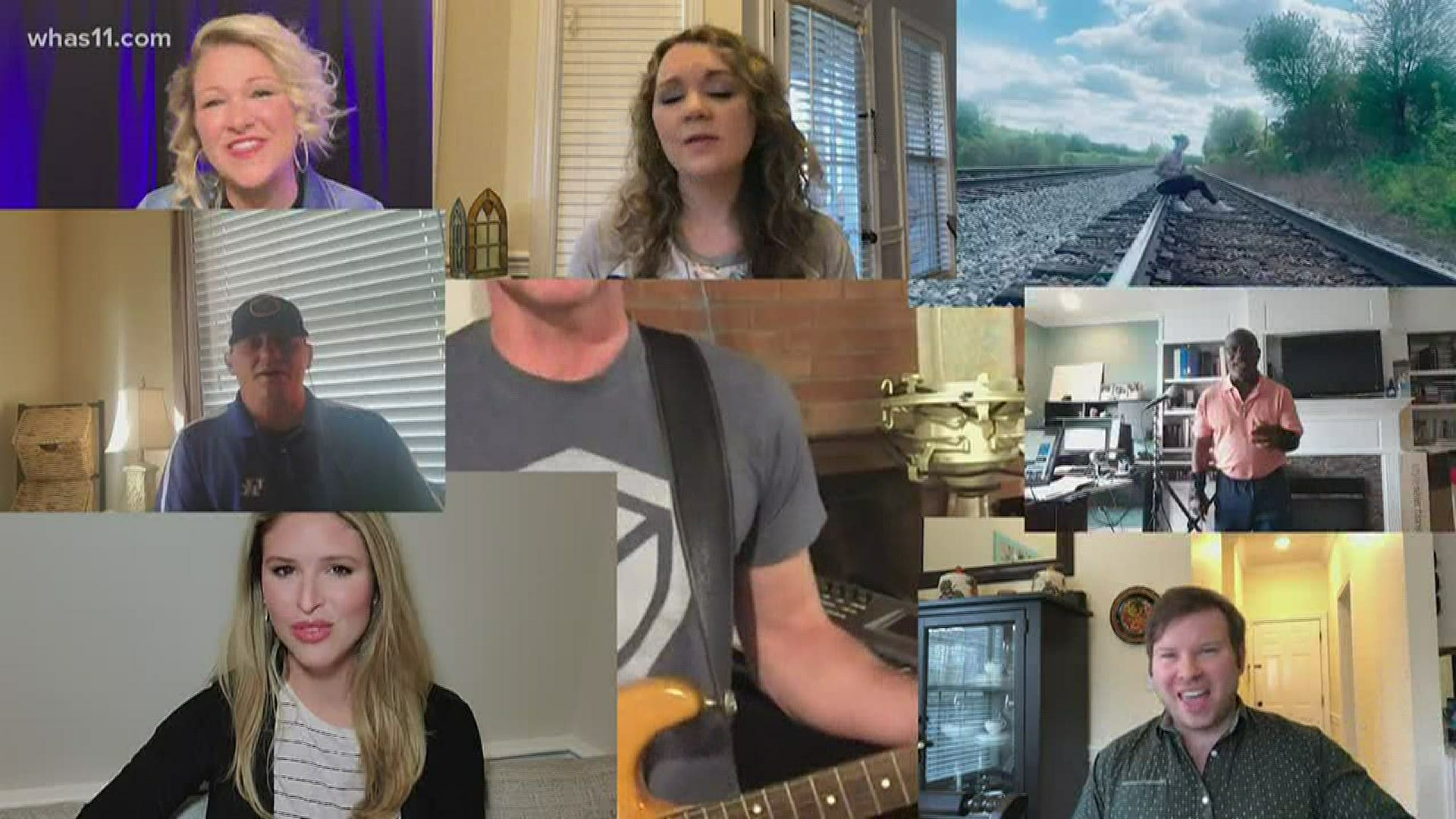 A group of Kentucky artists got together virtually to create a song to help with Covid-19 relief.
