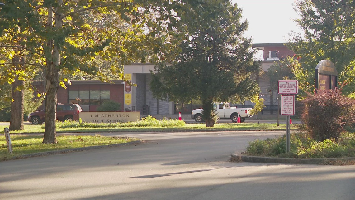 Student injured in accidental shooting outside Louisville high school