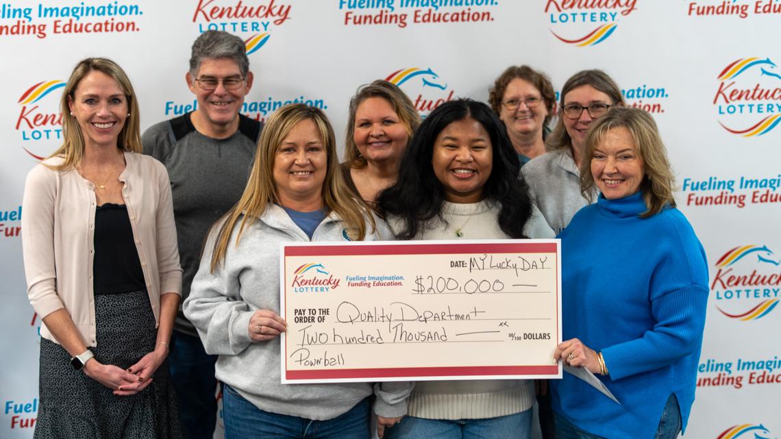 'Total Shock': Kentucky office pool splits $200,000 Powerball prize