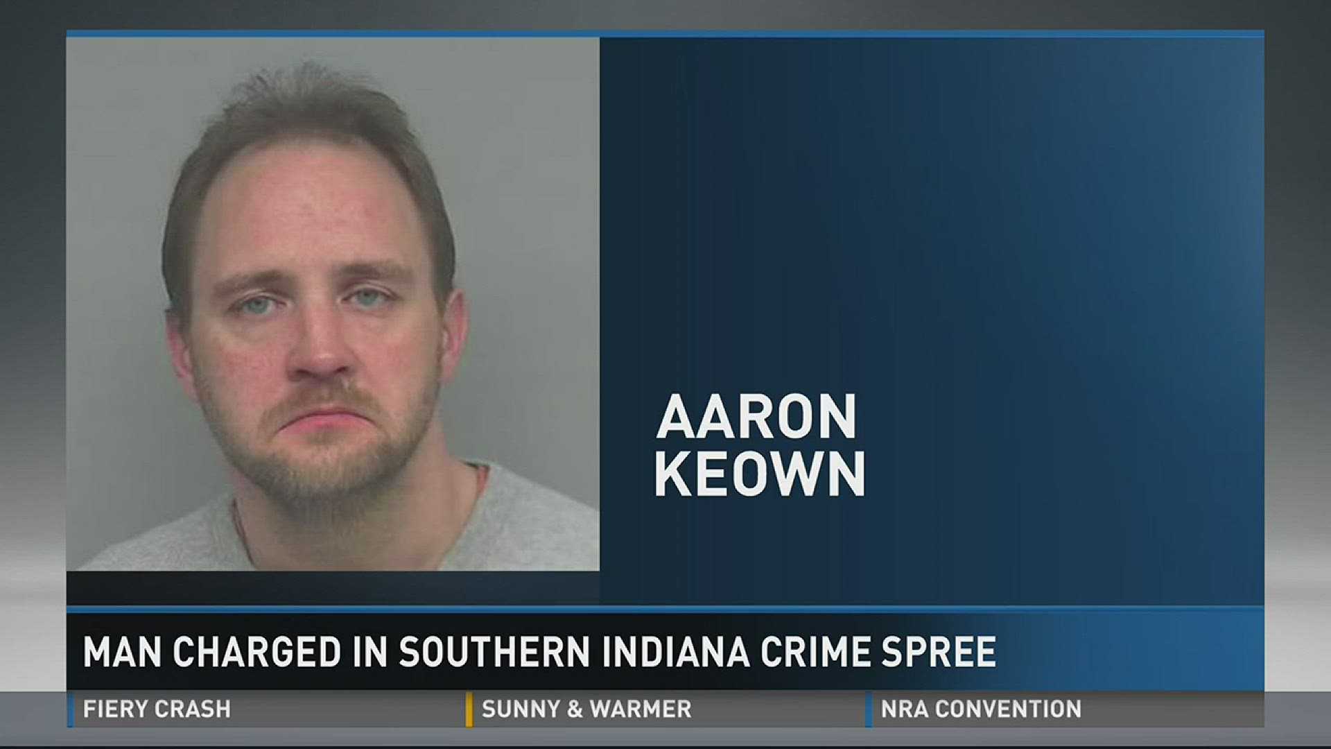 Man charged in Southern Indiana crime spree