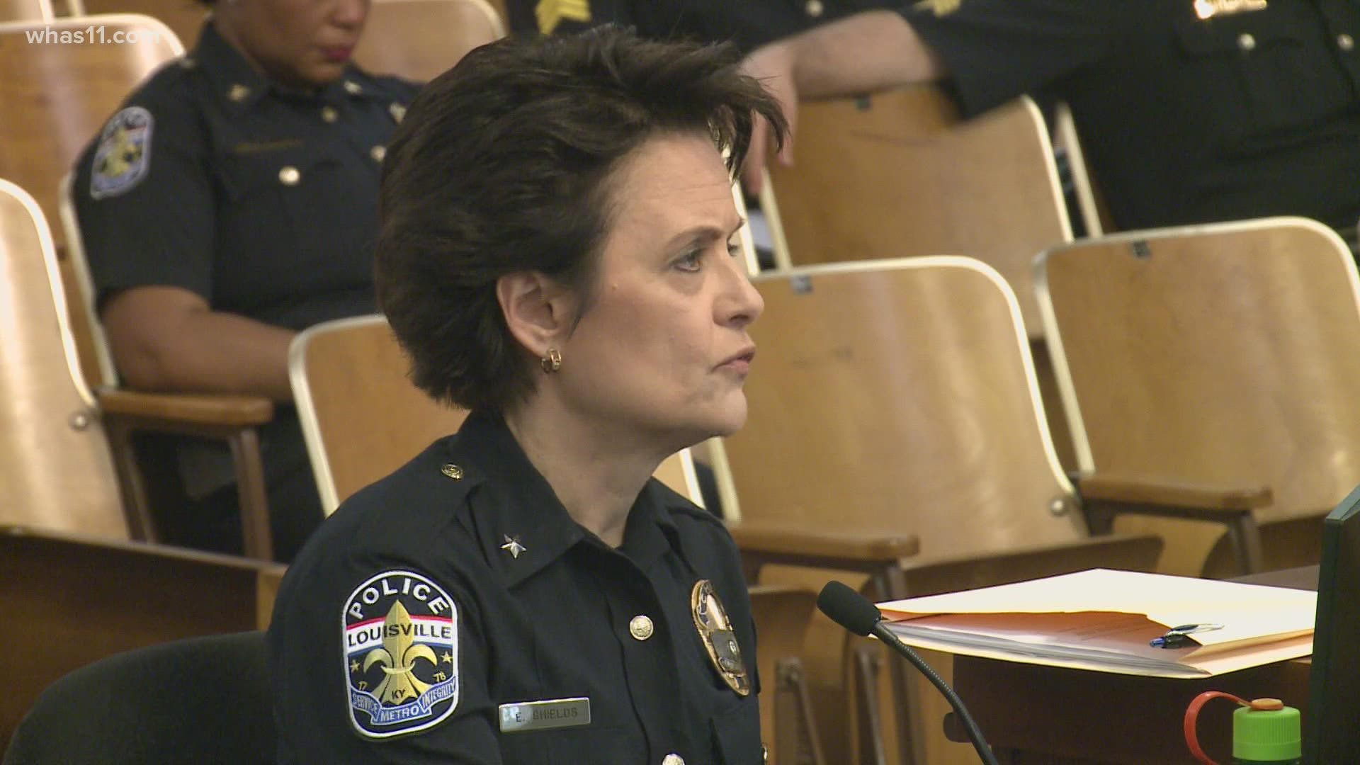 Chief Erika Shields wants nearly $218 million for the 2023 budget.