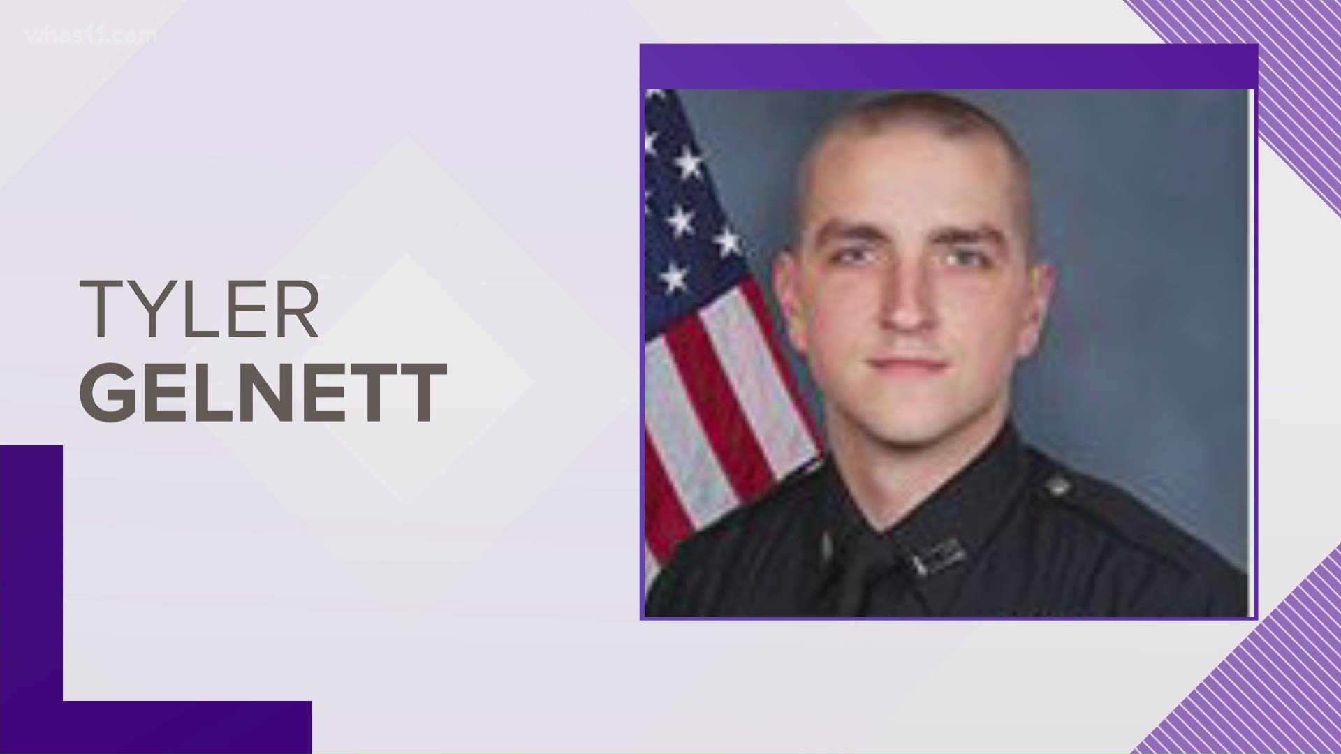 LMPD said officer Tyler Gelnett has been administratively reassigned pending an internal Professional Standards Unit investigation.