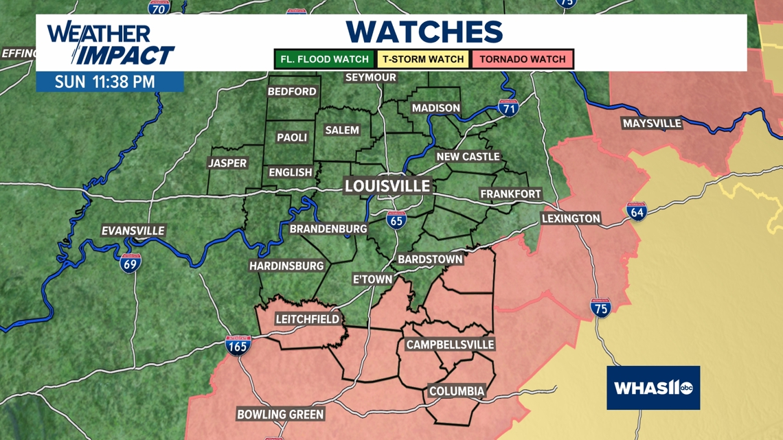 Tornado watch issued for these Indiana counties, read all weather ...