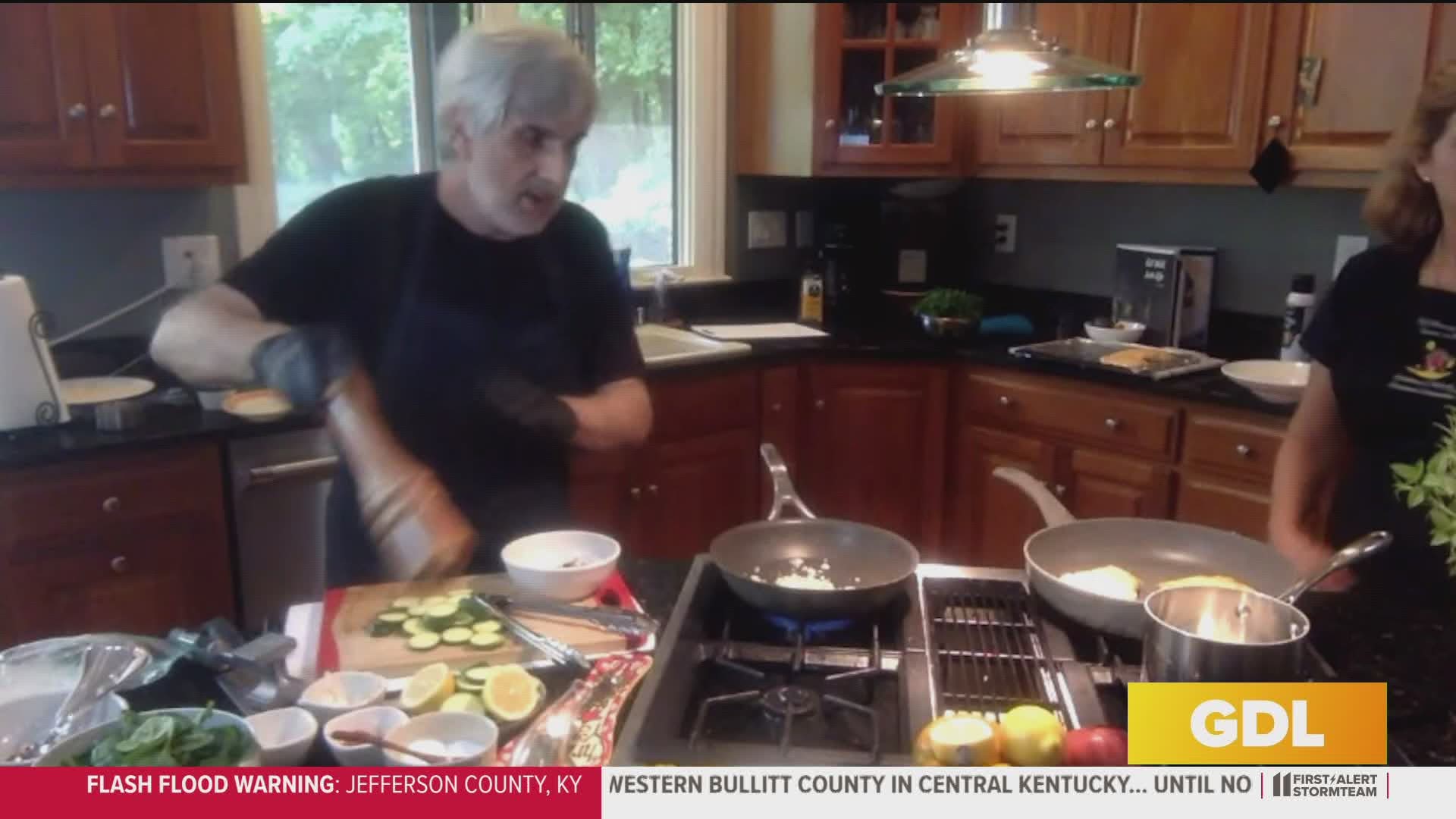 Chef Anoosh Shariat and his wife, Paula Barmore, invite us into their kitchen for a cooking lesson.