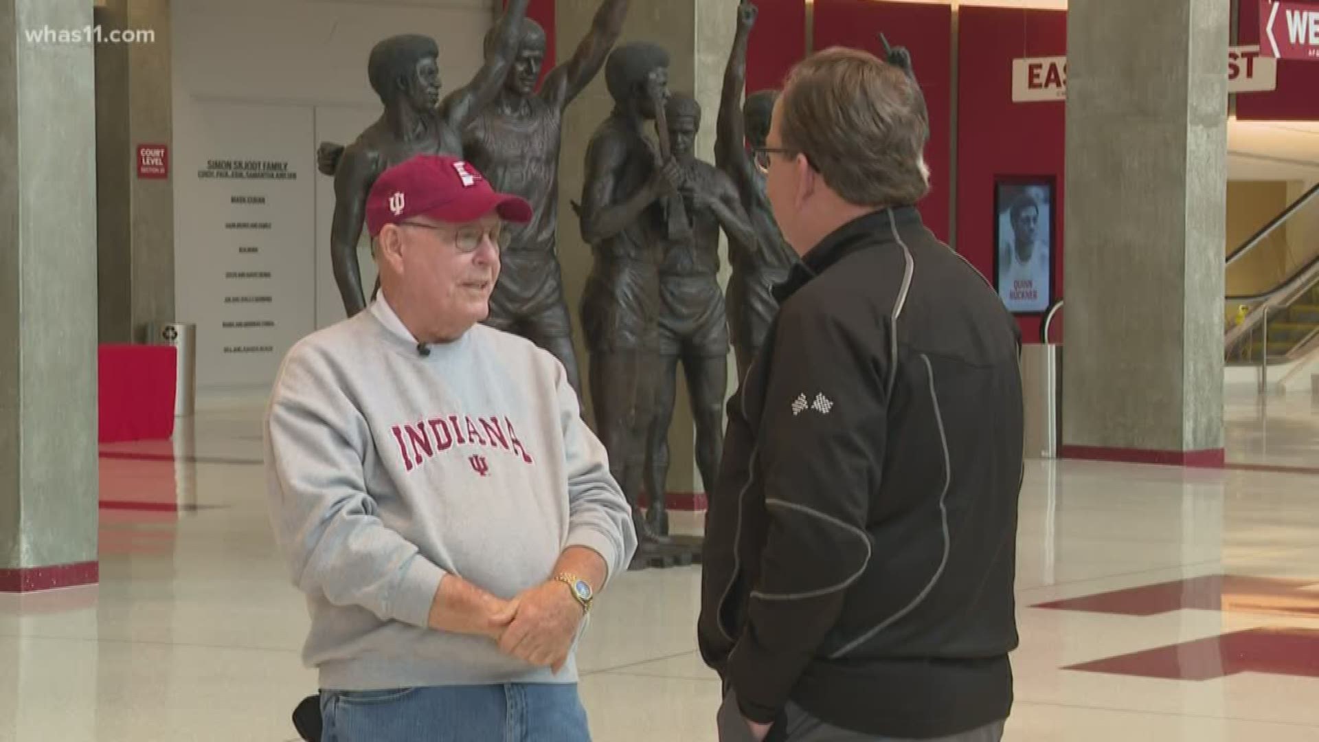 Fred Farris finally gets the the chance watch his beloved Hoosiers play Ohio State on Saturday.