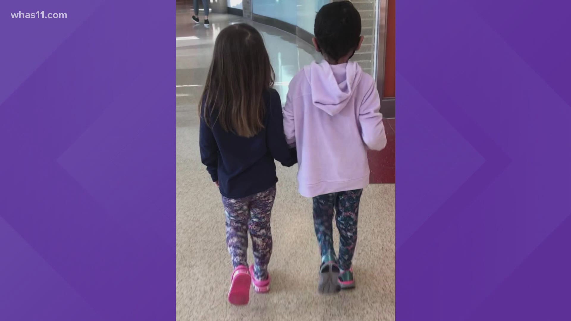 On the day six-year-old Tenley was set to go home, the Ward family found out her little sister Adley would be fighting the same kind of cancer.