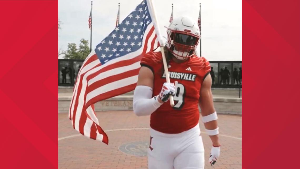 University Of Louisville Cardinals Stars And Stripes USA Flag – 3x5 Ft, Polyester, NCAA