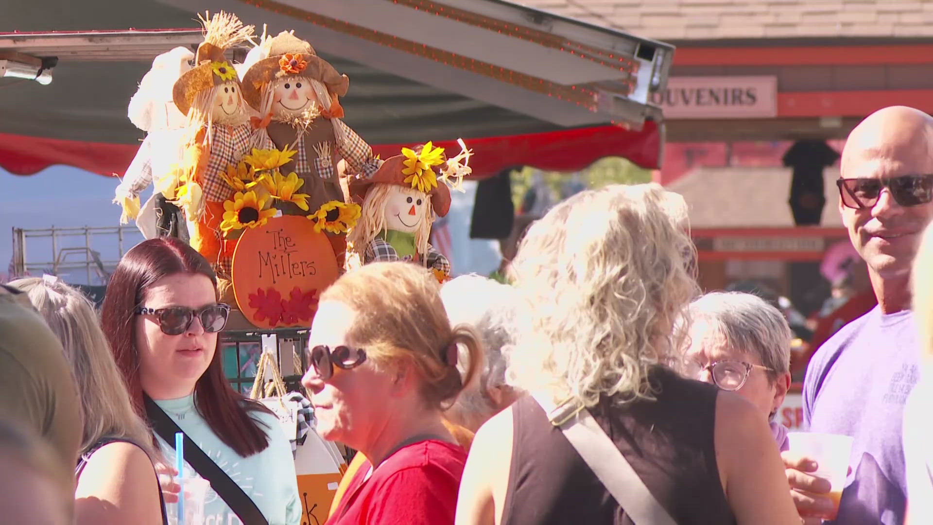 The annual events welcomes thousands of visitors to downtown New Albany with this year's theme being "Autumn Sock Hop."