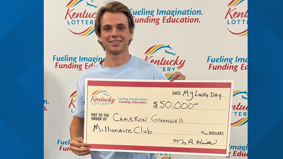 Kentucky man wins $50,000 on lottery scratch-off