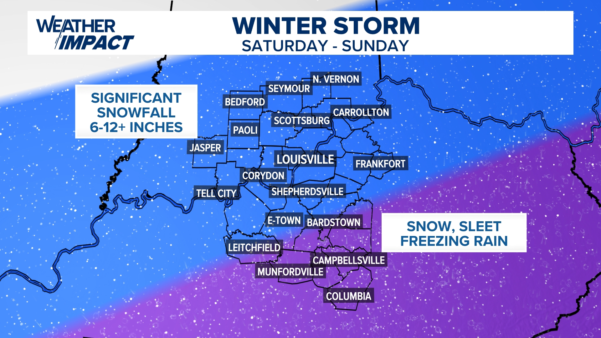 Tracking weekend snow storm headed to Kentucky, southern Indiana | Full ...