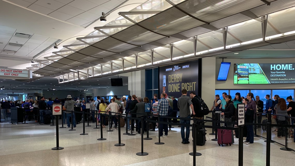 Louisville airport sees record number of people on 'Departure Sunday