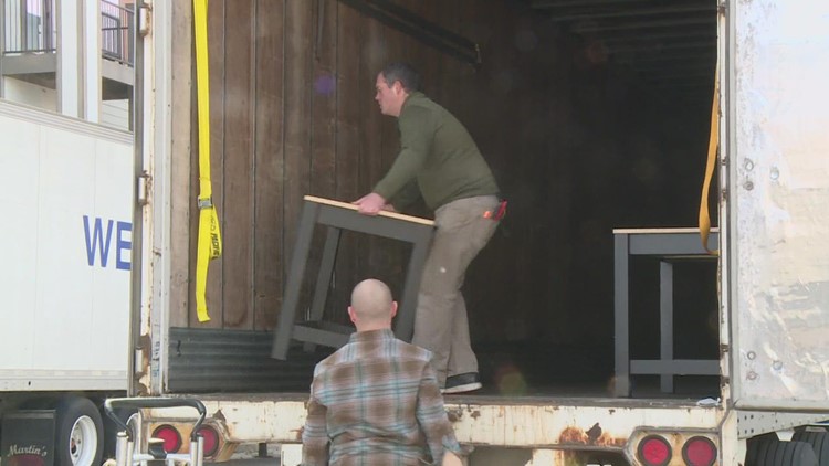 Bellamy Apartments donates used furnishings to eastern Kentucky flood victims