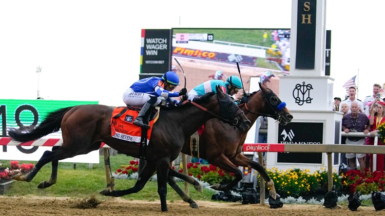 Baffert's victory! | National Treasure wins 148th Preakness Stakes