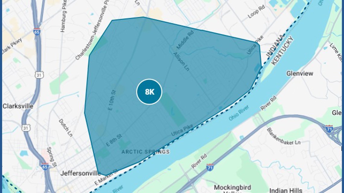 Thousands without power in southern Indiana after Duke Energy equipment is damaged