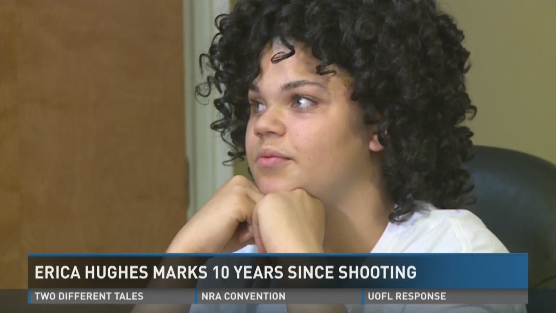 Erica Hughes marks 10 years since shooting