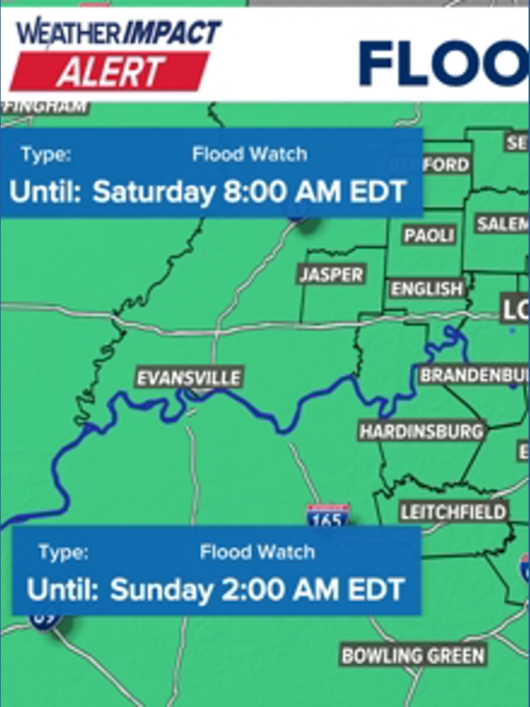 NWS expands Flood Watch issued for Kentucky and southern Indiana ...