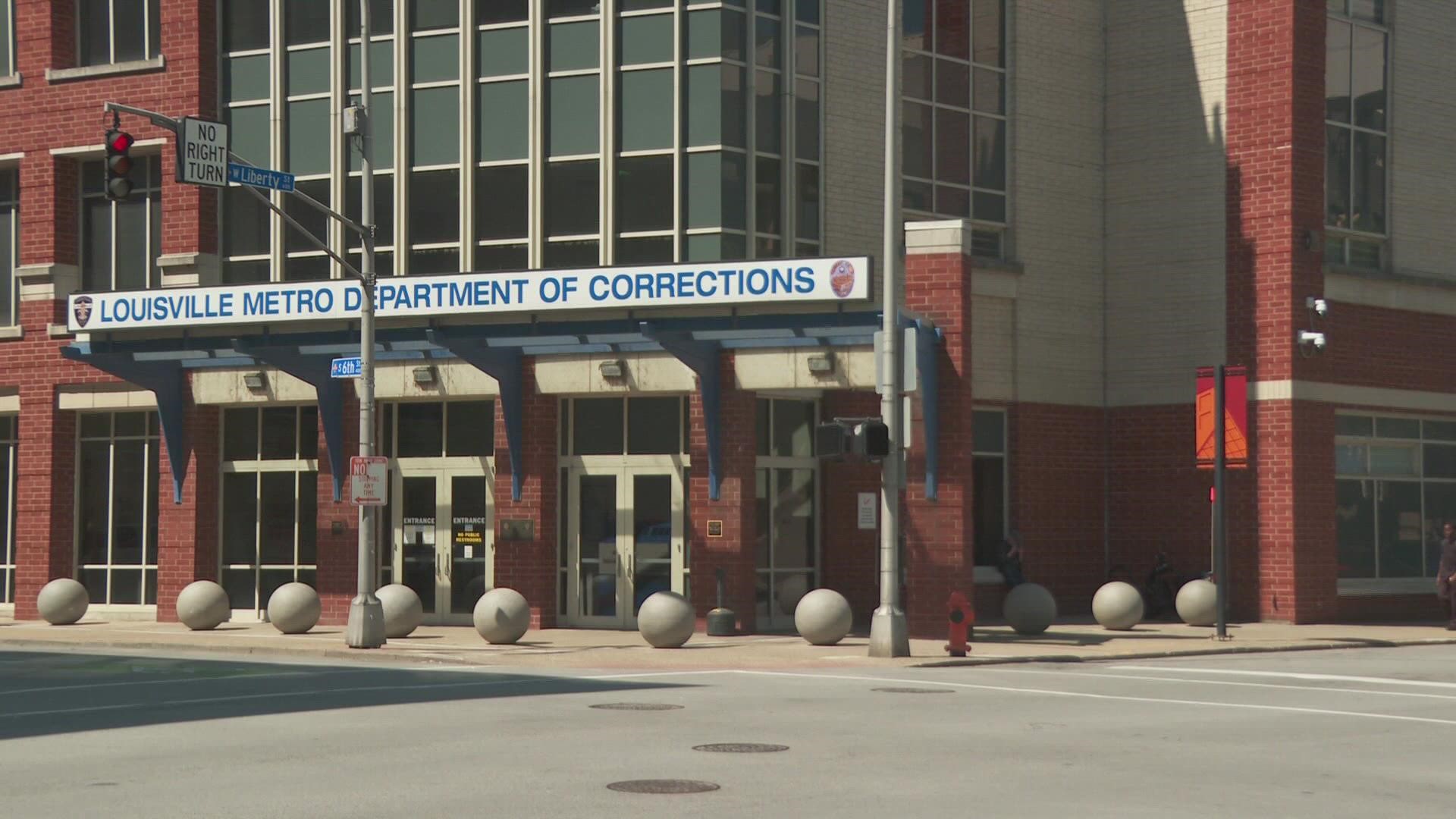A man died in custody of the Louisville jail over the weekend due to an overdose involving fentanyl.