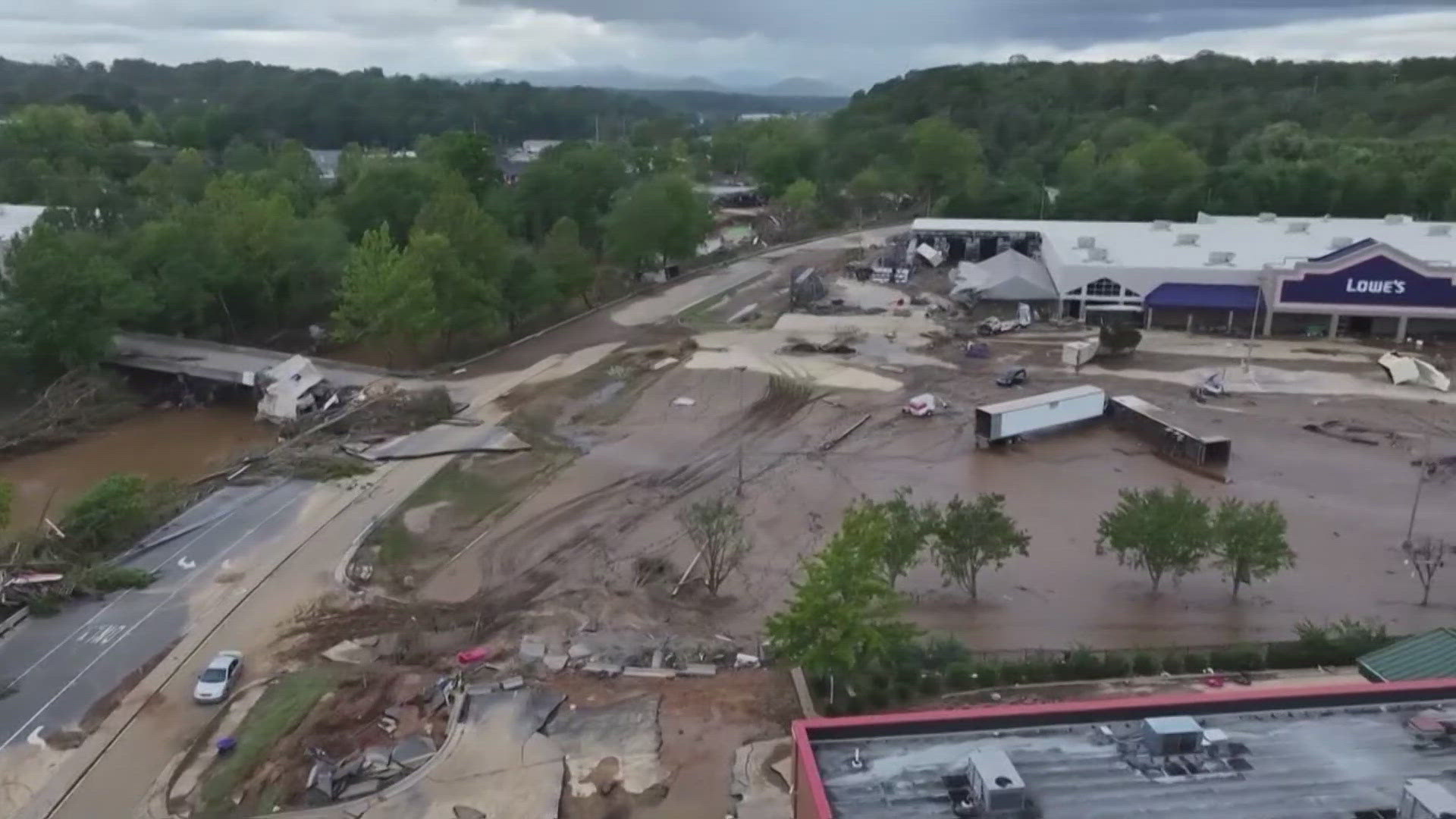 Catastrophic destruction is spread across much of the southeast after Hurricane Helene pummeled the region.