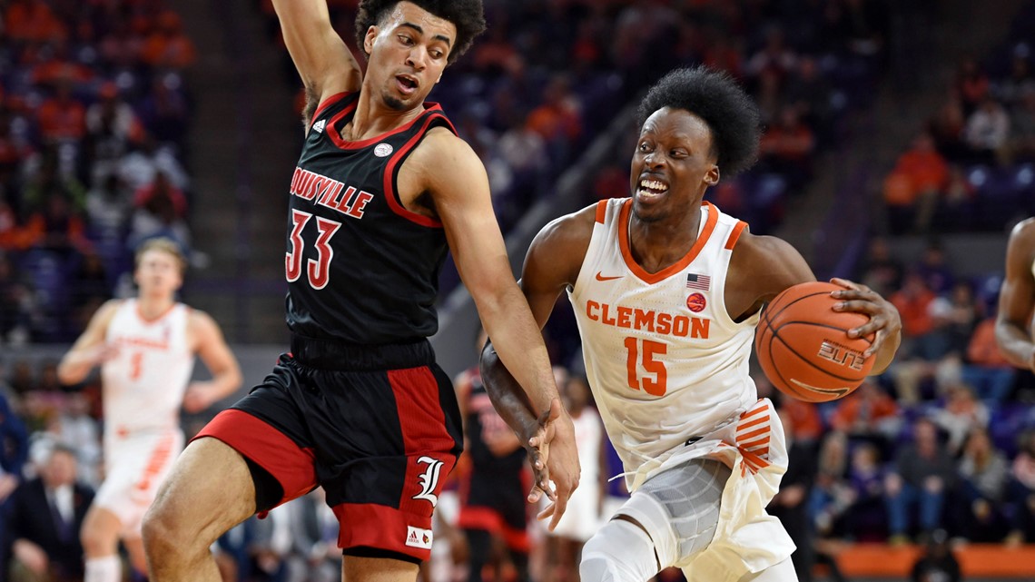 Clemson, Newman Surprise No. 5 Louisville With 77-62 Win | whas11.com