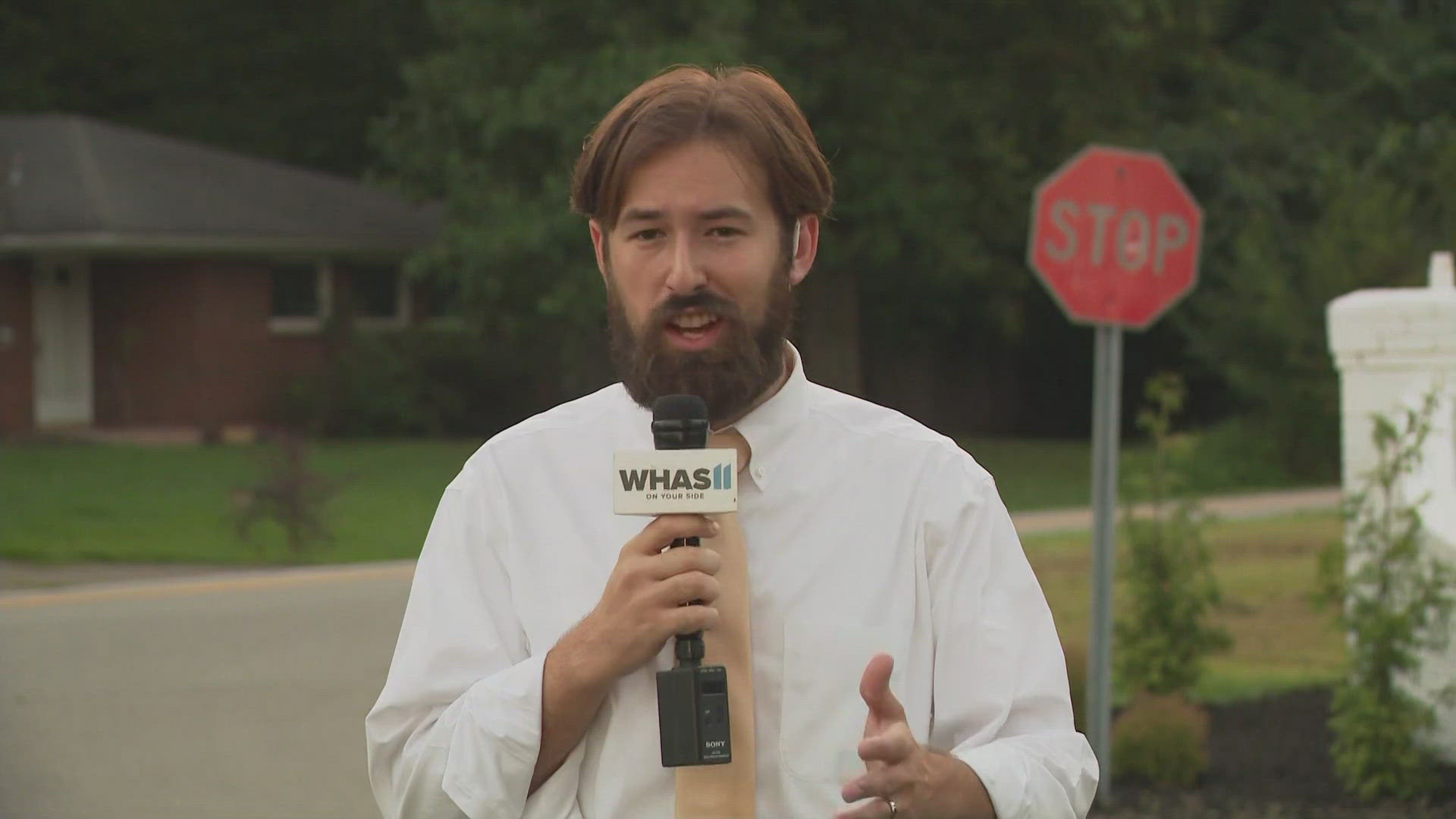 WHAS11 Reporter Ian Hardwitt says school buses at a Fairdale bus stop have been running on time Thursday morning.