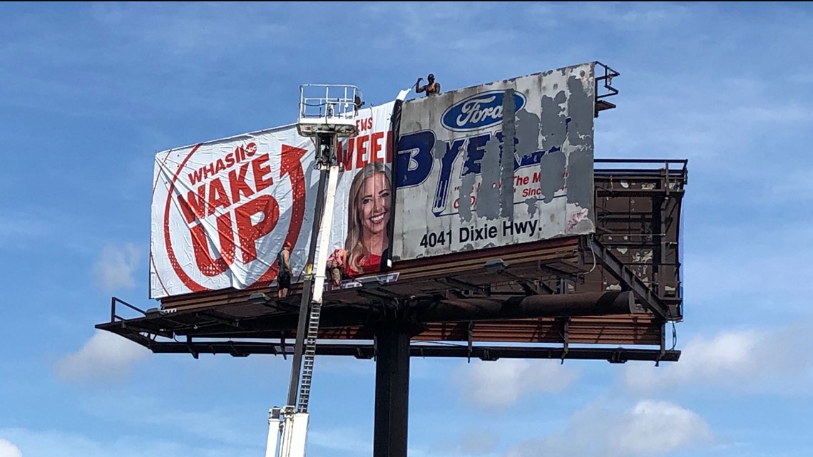 Anti-Trump graffiti changes Louisville billboard to “America’s Day as ...