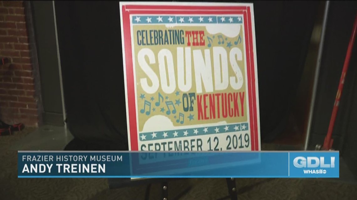 Kentucky gets some credit for bluegrass music, but Kentuckians have made an impact on all kinds of music, and they're being recognized at the Frazier History Museum. Andy Treinen has a look inside the Sounds of Kentucky.