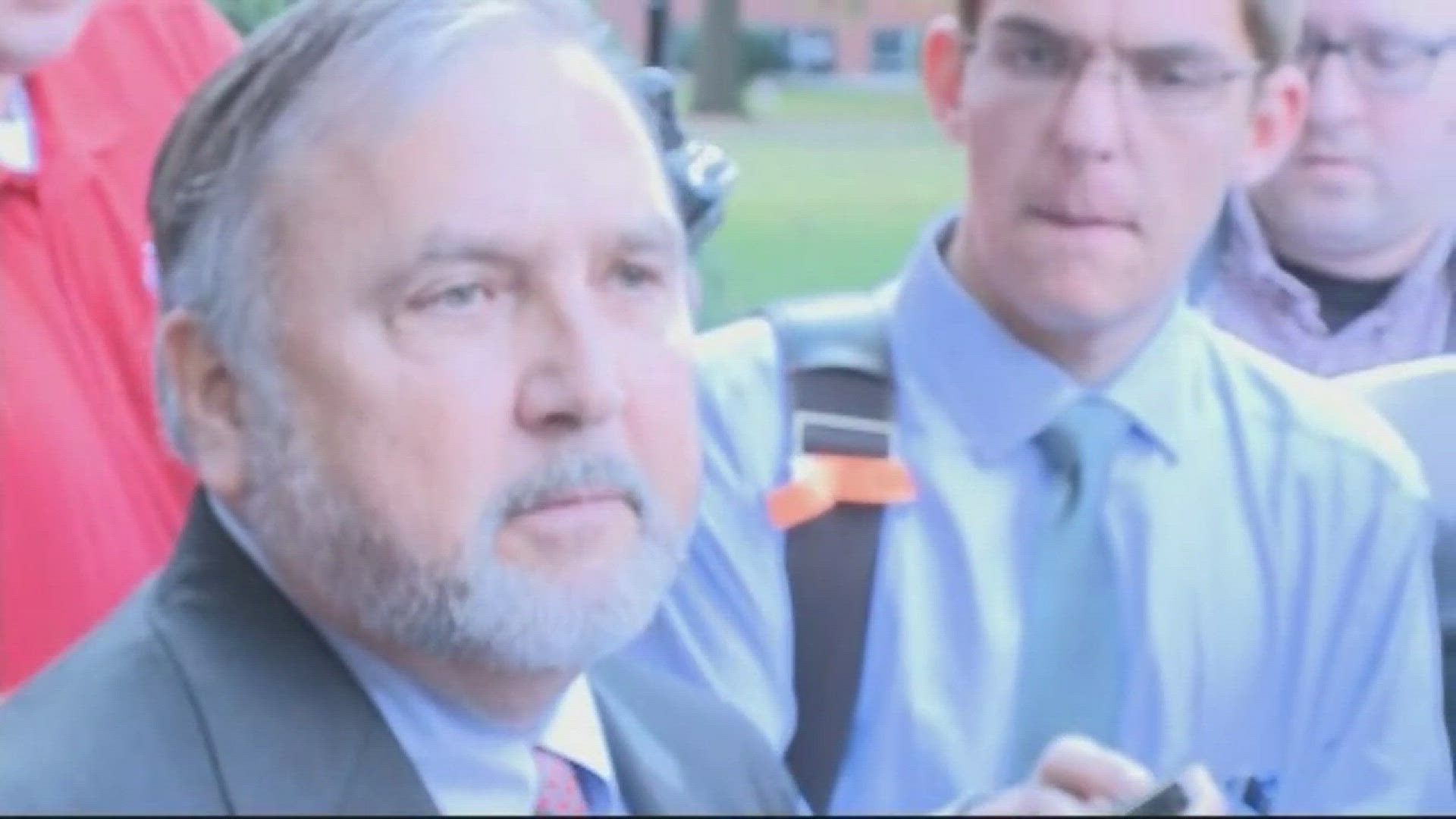 RAW VIDEO: Rick Pitino's lawyer makes statement after addressing ULAA board