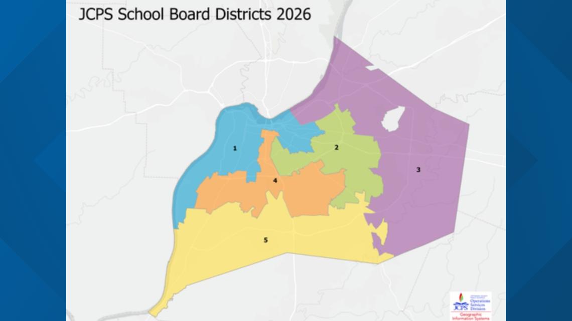 Jcps Map Jefferson County School Board reveals new district assignments under ...
