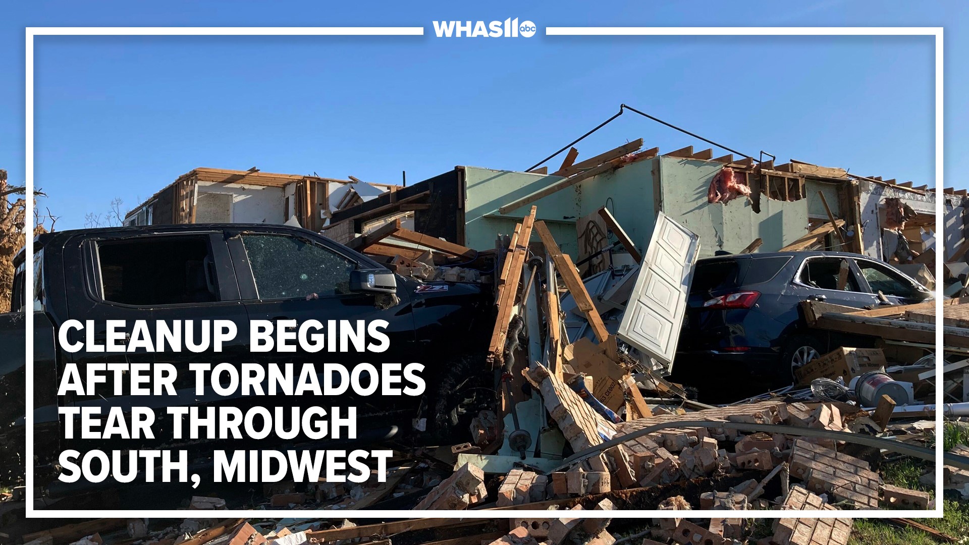 At least 50 locations reported tornado damage across Arkansas, Mississippi, Iowa, Tennessee, Illinois and Wisconsin after Friday's severe weather outbreak.