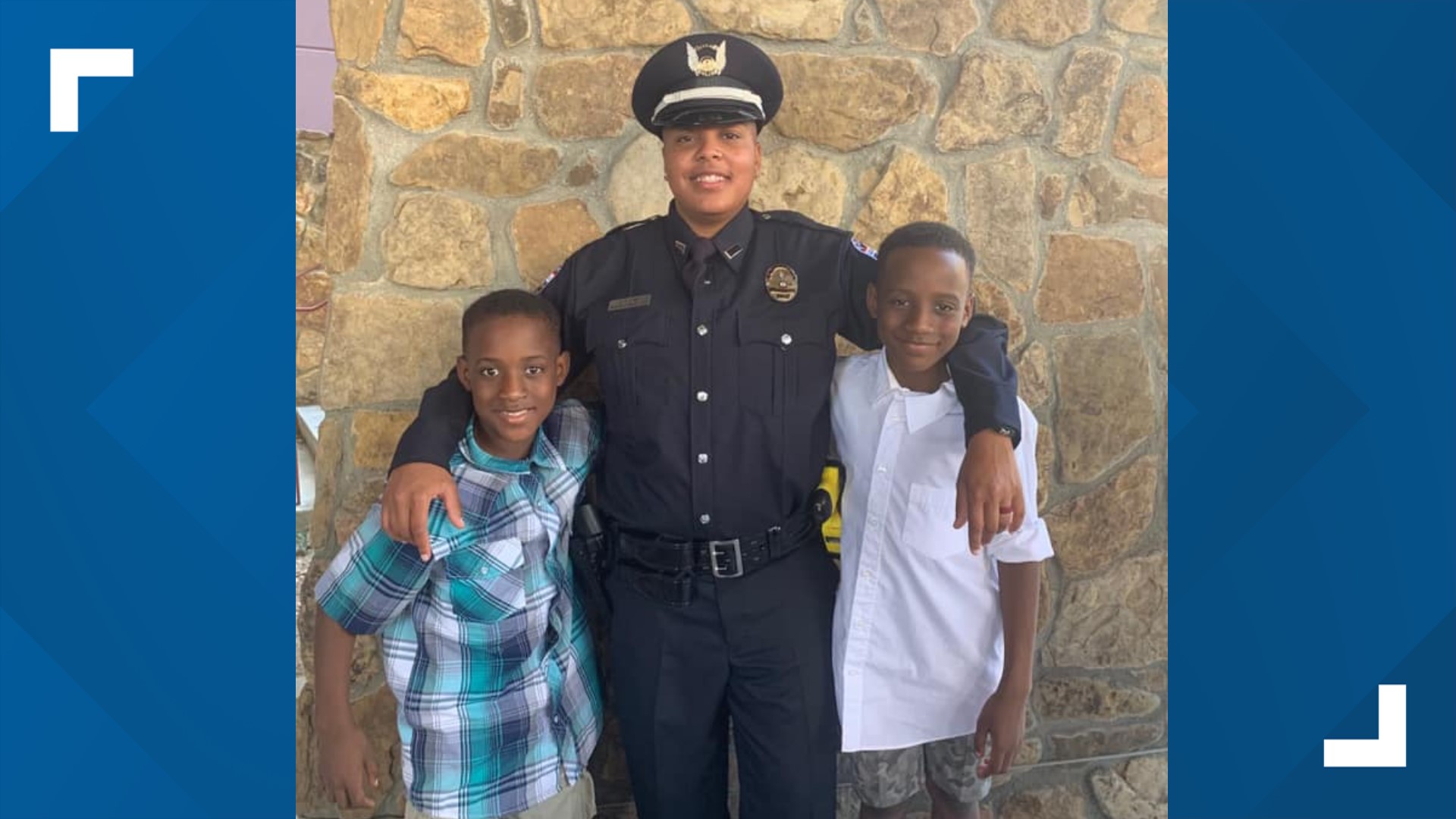 When Officer Shanequa Boone and her twin boys returned from vacation, they realized the only belongings they had left were in their suitcases.