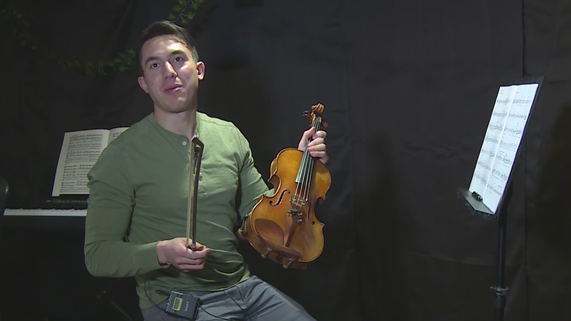 Louisville Orchestra Concertmaster Gabe Lefkowitz discusses the family violin, which turns 150 this year