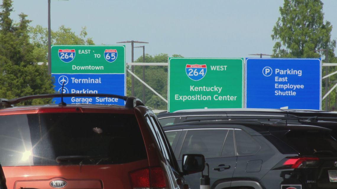 Louisville travelers plan their trip to the airport as I-65 closure begins Airport officials offer an alternative rou...