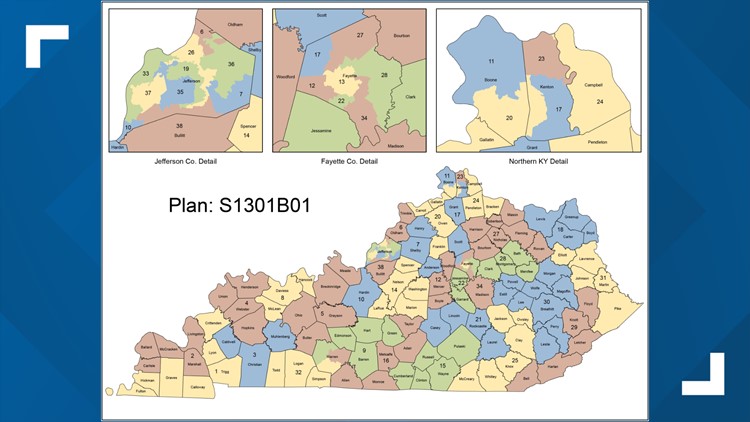 Kentucky House Senate Release 2022 Redistricting Plans