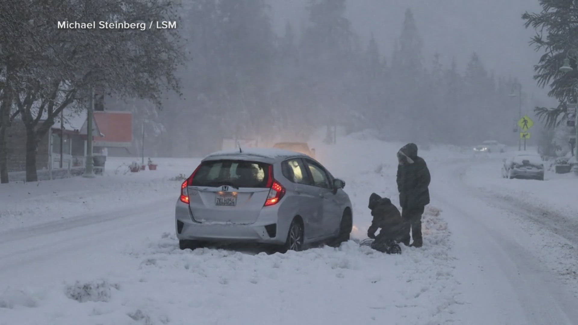 Parts of the west coast could see 18 inches of rain and several feet of snow while on the east coast, snow and rain ae offering needed drought relief.