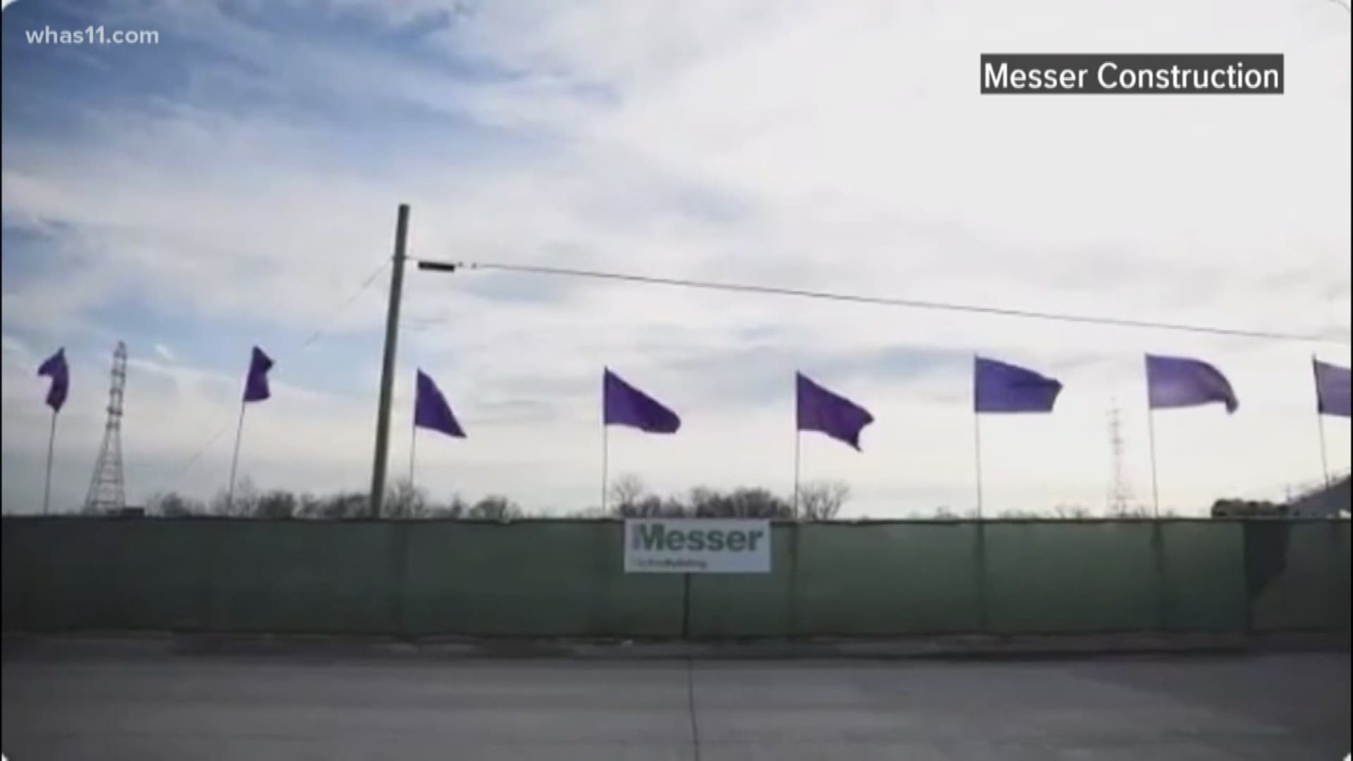 Messer Construction shared a video of the progress at the stadium site in Butchertown.