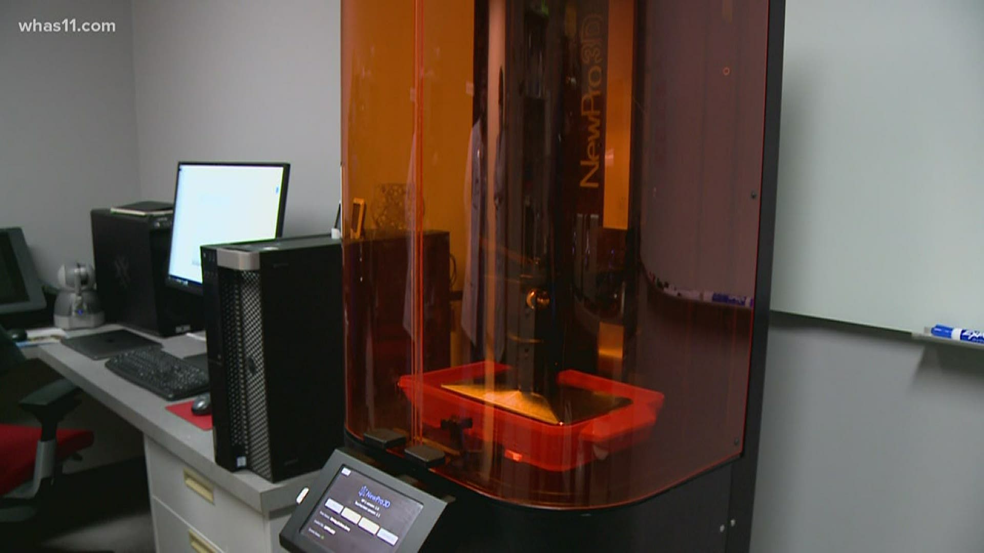 University of Louisville is turning to 3D printers to help address the shortage of COVID-19 test kits.