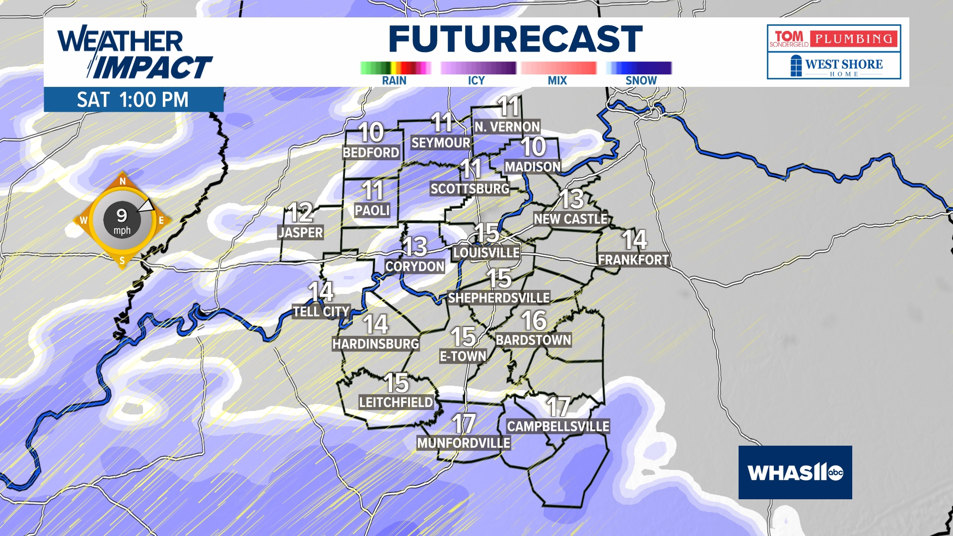 Tracking weekend snow storm headed to Kentucky, southern Indiana | Full ...