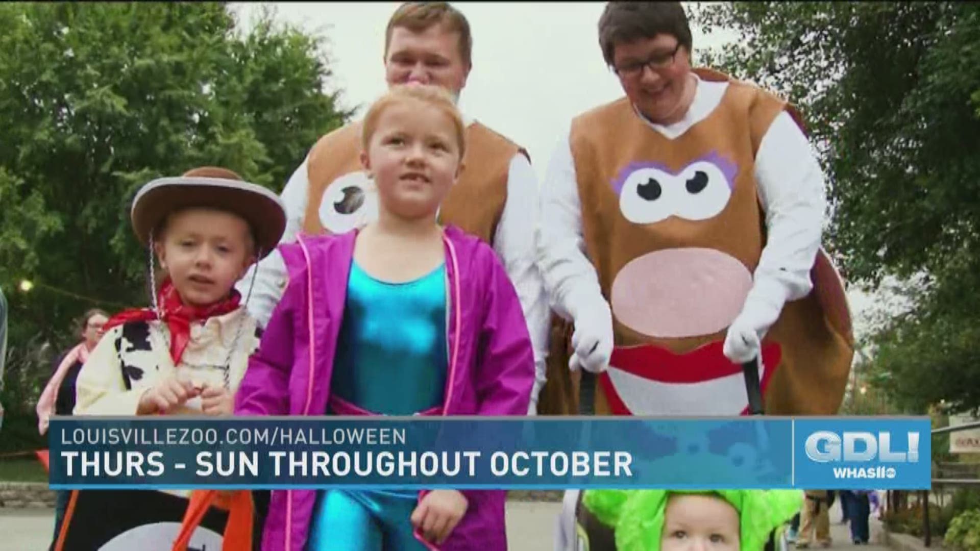 Trick-or-treating is going on every week in October at the World's Largest Halloween Party at the Louisville Zoo.