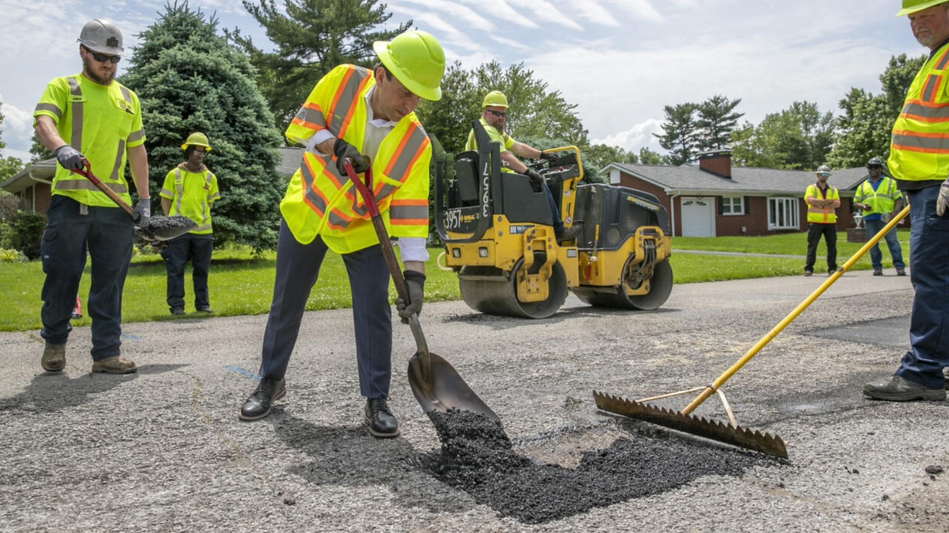 Louisville's Public Works department plugs potholes year-round, but the annual pothole blitz beginning now means it's likely they're working in your neighborhood.
