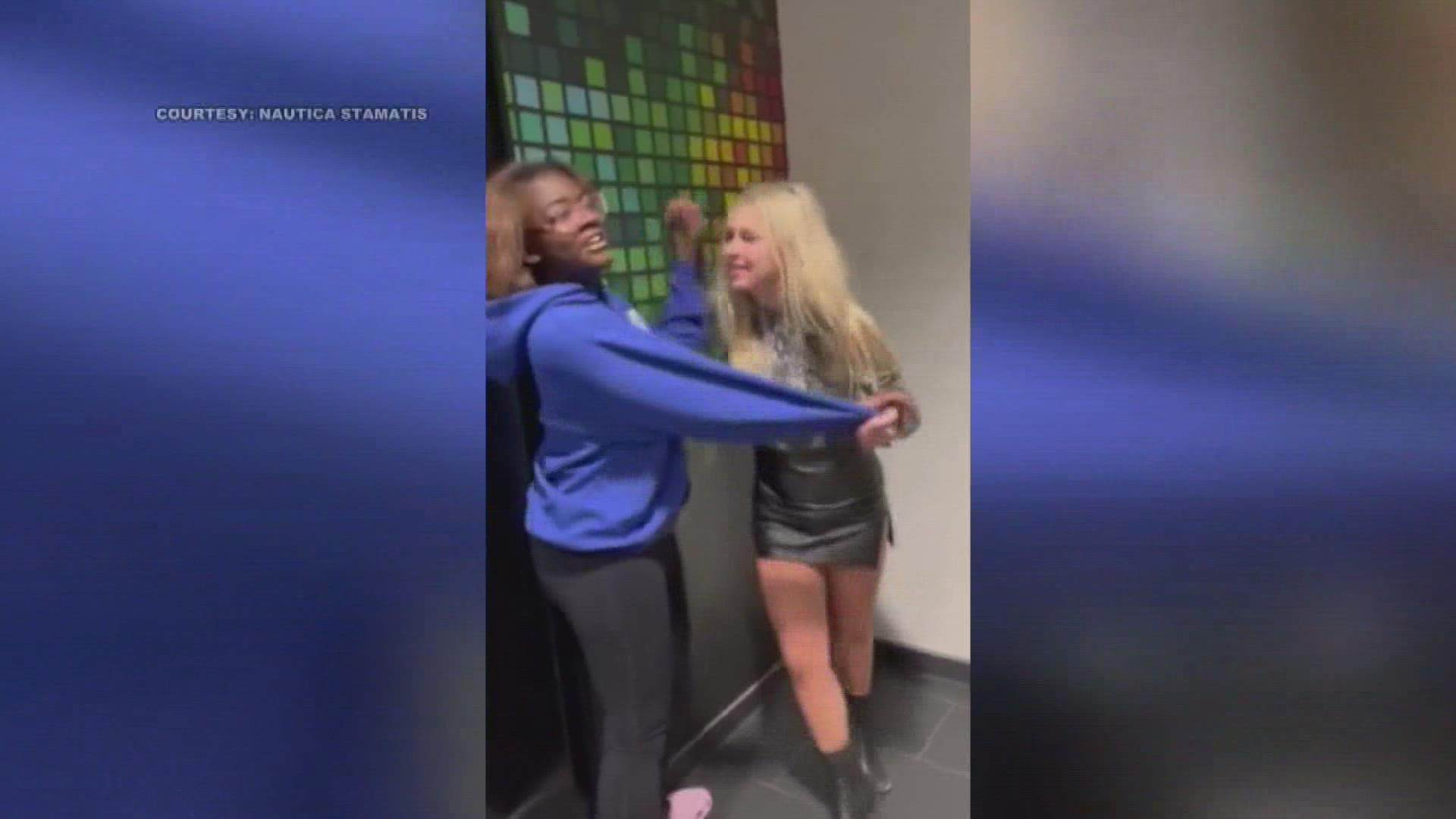 In the video, University of Kentucky senior Sophia Rosing is seen yelling racial slurs at a Black student working at in a campus residence hall.