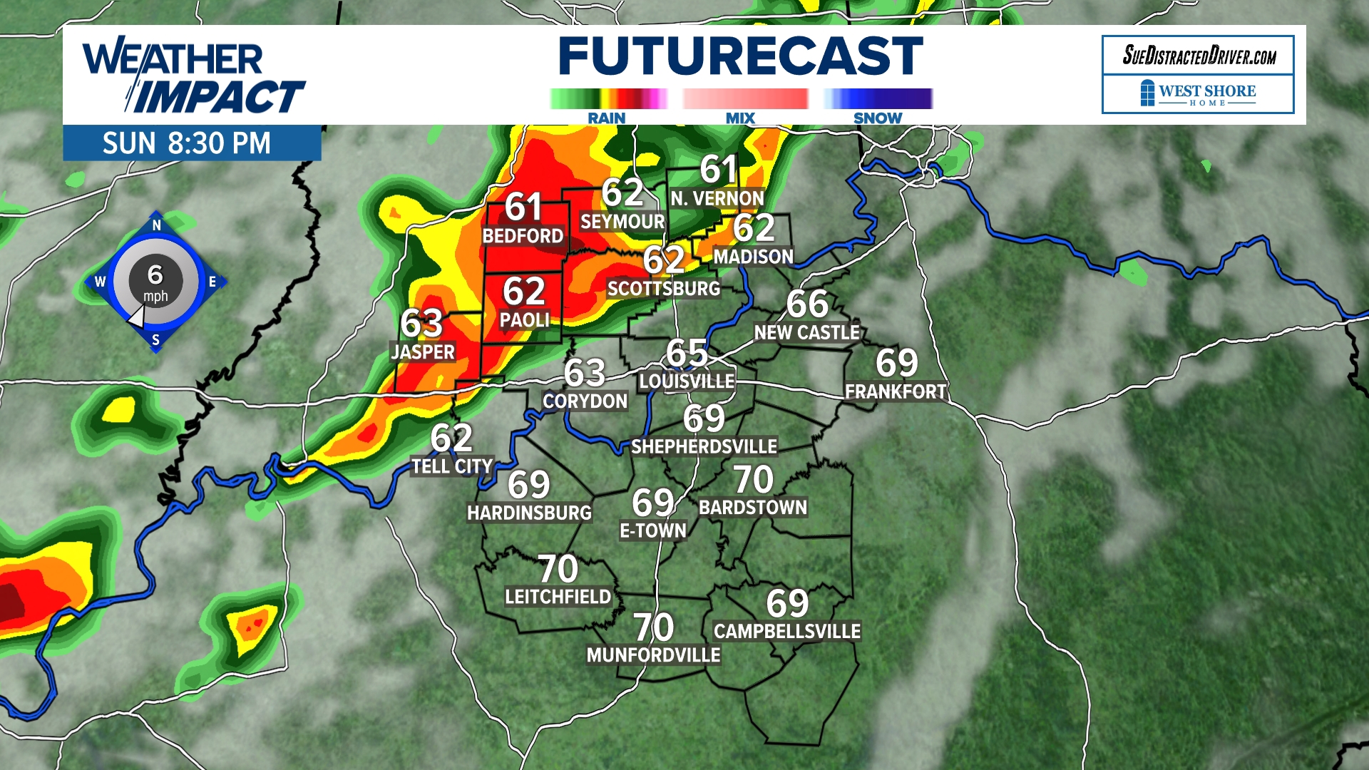 Kentucky and southern Indiana brace for severe storms Sunday | whas11.com