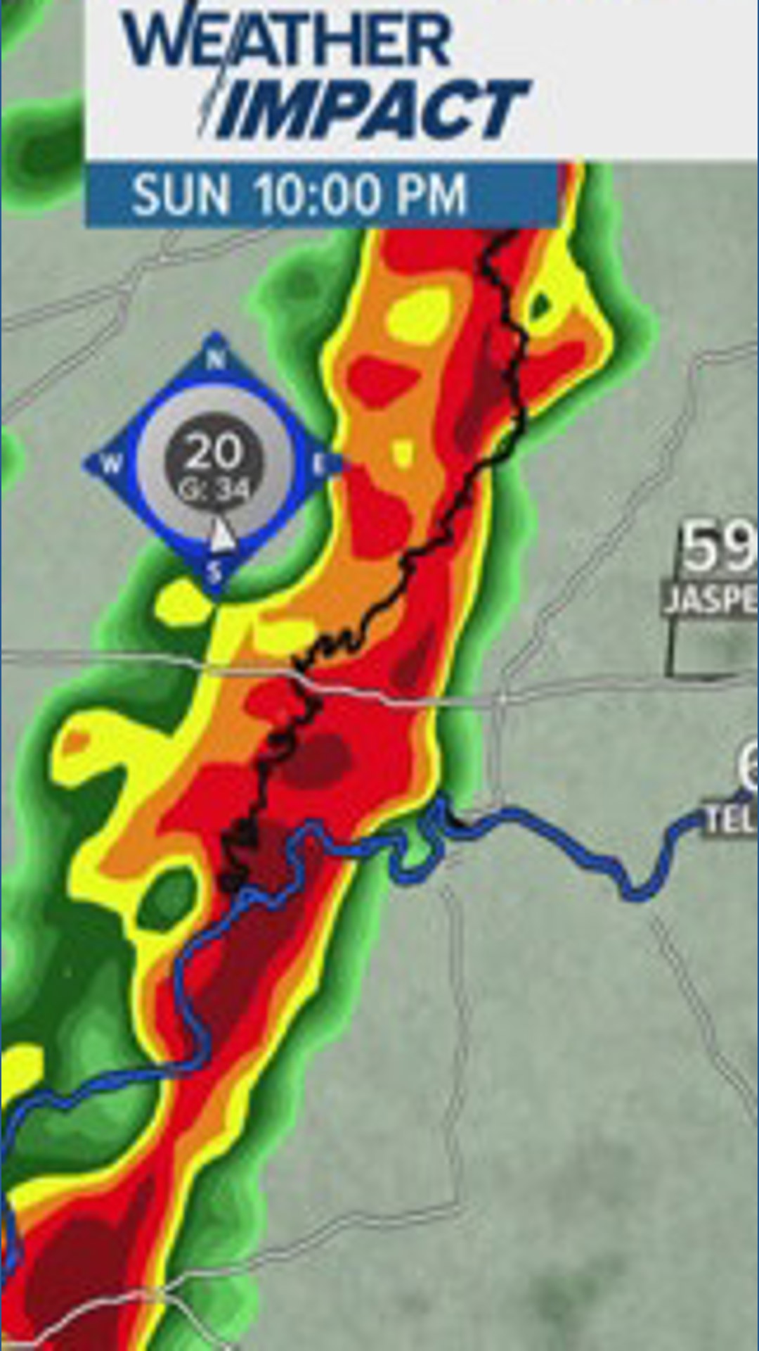 Strong front Sunday night | WHAS11 Weather Impact Forecast | whas11.com