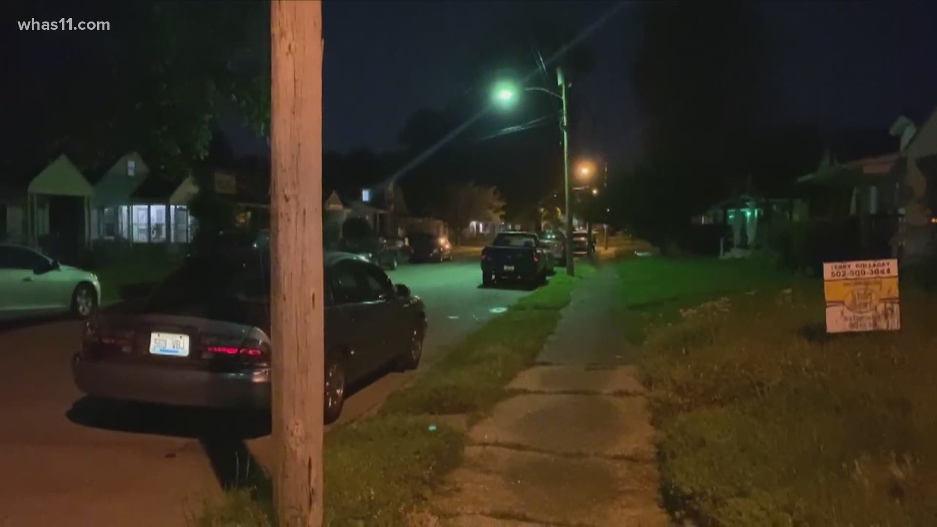 A six-year-old boy is hurt after he was struck by debris during a shooting in Louisville's Taylor Berry neighborhood Thursday night.