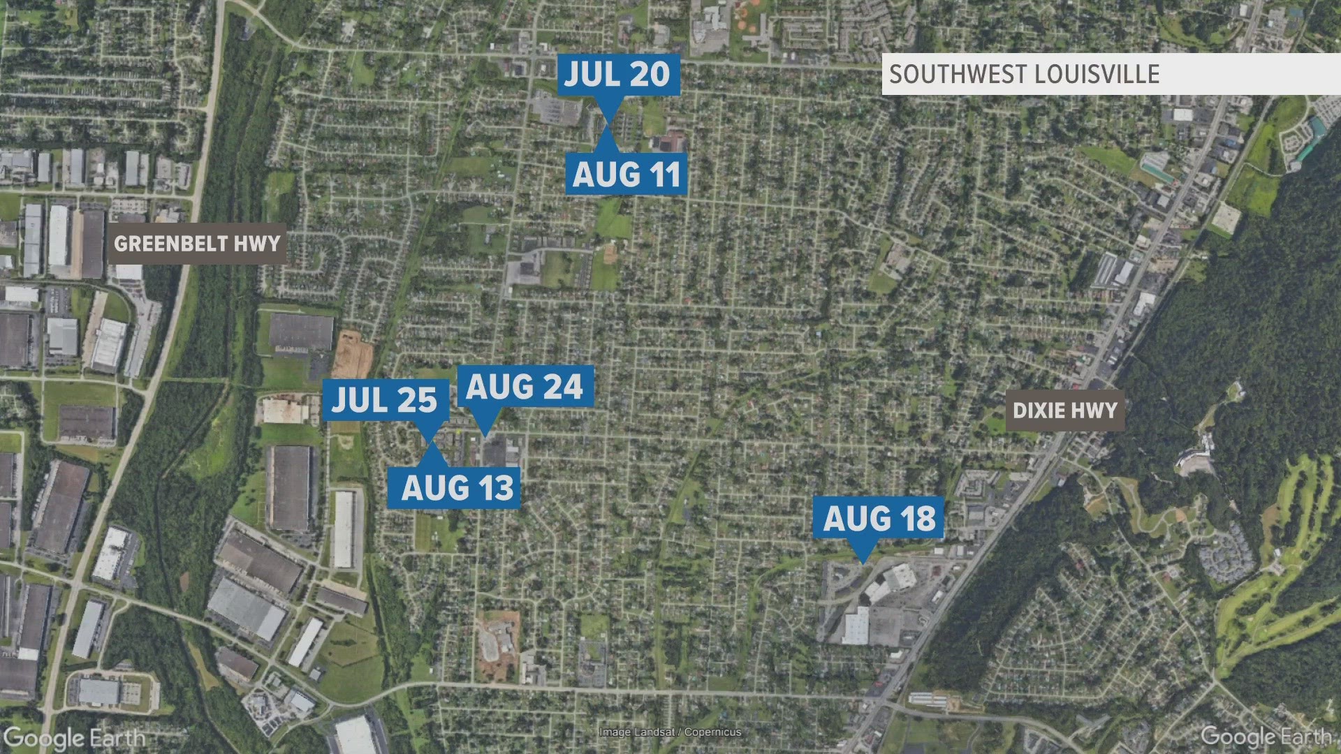 Six women were assaulted in the same area since June and one additional woman was assaulted on Thursday morning.