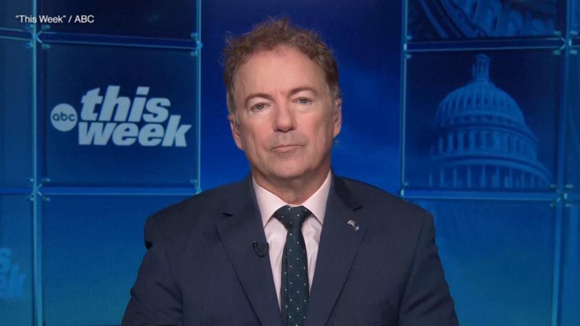 Senator Rand Paul urges full Epstein file release to restore trust in government