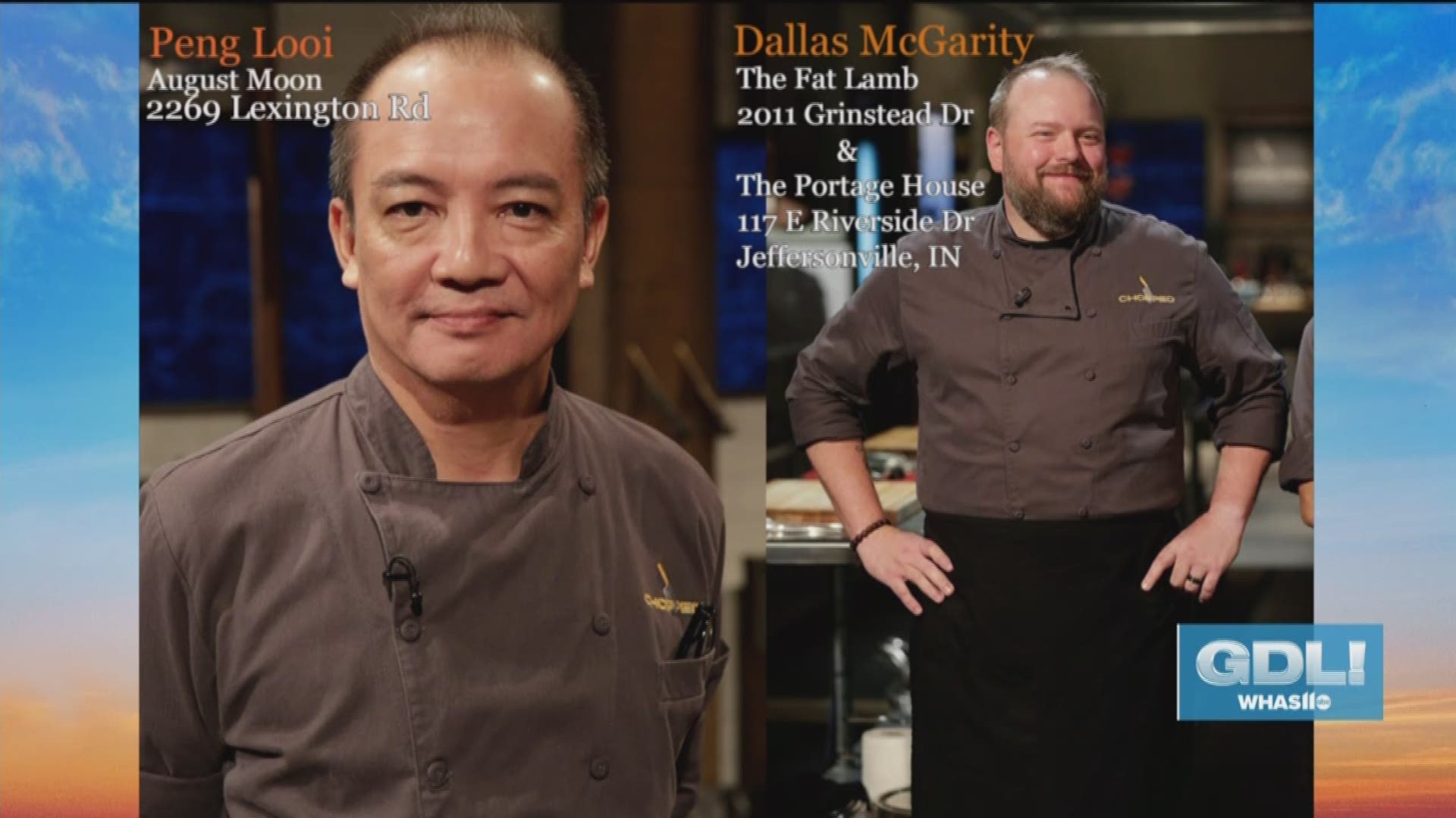 Two Louisville chefs are bringing national attention to Louisville on the Food Network show, Chopped. Chef Dallas McGarity and Chef Peng Looi stopped by Great Day Live to talk about their experiences.