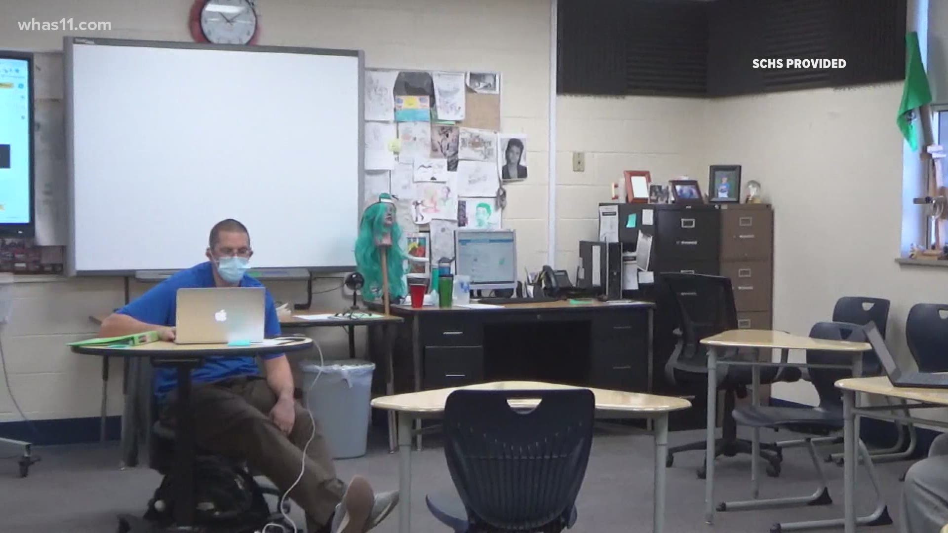 Mr. Jeff Bracken uses his own adversity to inspire his students at Shelby County High School.