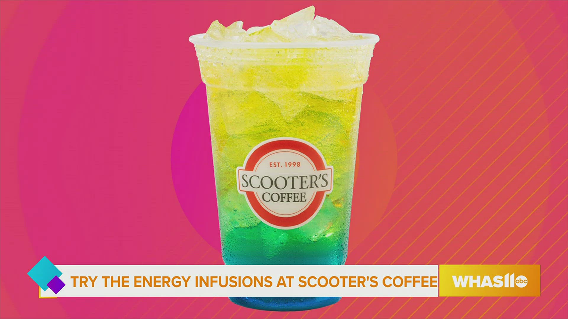 You can beat the summer heat with the Energy Infusion drinks at Scooter's Coffee. These cold drinks are the perfect pick me up while staying cool in the summer heat.