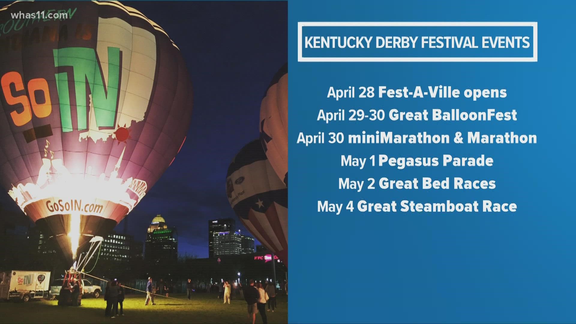 The Pegasus Parade is no longer the Thursday before Derby. This year, it's the Sunday before.